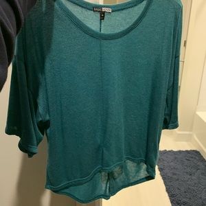 blue tealish top